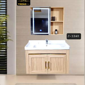 Premium PVC Bathroom Vanity - Sleek & Waterproof for Modern Homes