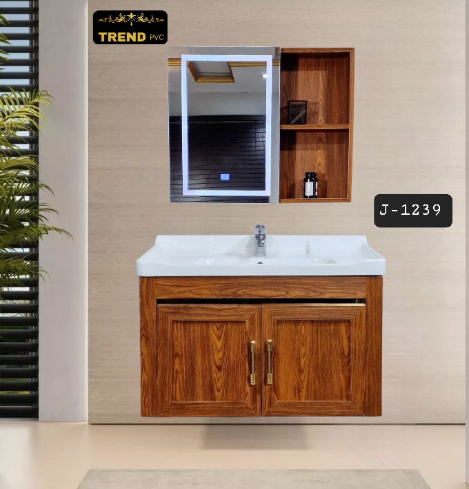 Premium PVC Bathroom Vanity - Sleek & Waterproof for Modern Homes