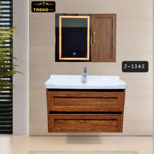 Premium PVC Bathroom Vanity - Sleek & Waterproof for Modern Homes