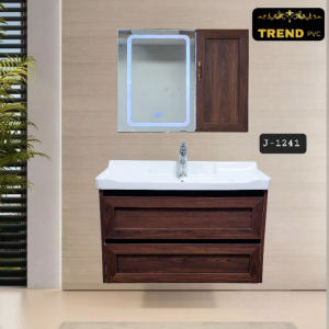 Premium PVC Bathroom Vanity - Sleek & Waterproof for Modern Homes