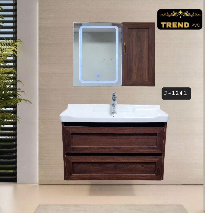 Premium PVC Bathroom Vanity - Sleek & Waterproof for Modern Homes