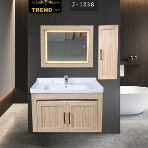 Premium PVC Bathroom Vanity - Sleek & Waterproof for Modern Homes