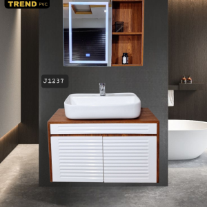 Premium PVC Bathroom Vanity - Sleek & Waterproof for Modern Homes