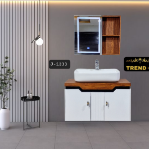 Premium PVC Bathroom Vanity - Sleek & Waterproof for Modern Homes