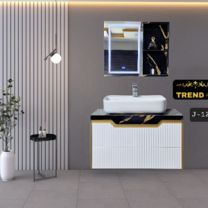 Premium PVC Bathroom Vanity - Sleek & Waterproof for Modern Homes