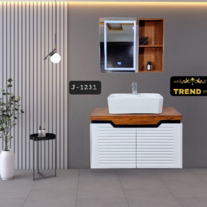 Premium PVC Bathroom Vanity - Sleek & Waterproof for Modern Homes
