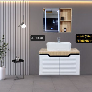 Premium PVC Bathroom Vanity - Sleek & Waterproof for Modern Homes