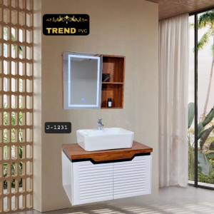 Premium PVC Bathroom Vanity - Sleek & Waterproof for Modern Homes