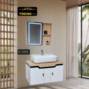 Premium PVC Bathroom Vanity - Sleek & Waterproof for Modern Homes
