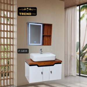 Premium PVC Bathroom Vanity - Sleek & Waterproof for Modern Homes