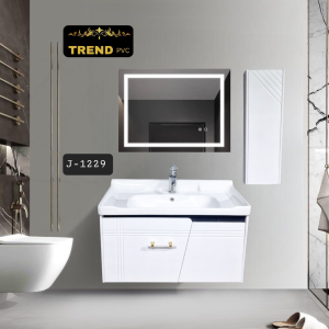 Premium PVC Bathroom Vanity - Sleek & Waterproof for Modern Homes