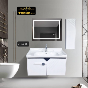 Premium PVC Bathroom Vanity - Sleek & Waterproof for Modern Homes