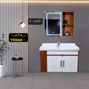 Premium PVC Bathroom Vanity - Sleek & Waterproof for Modern Homes
