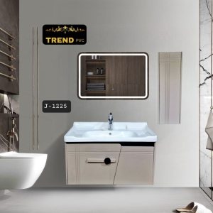 Premium PVC Bathroom Vanity - Sleek & Waterproof for Modern Homes