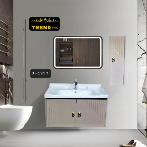 Premium PVC Bathroom Vanity - Sleek & Waterproof for Modern Homes