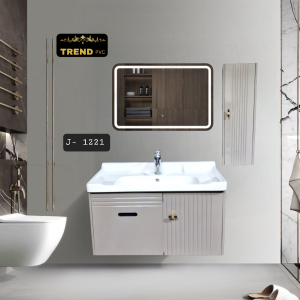 Premium PVC Bathroom Vanity - Sleek & Waterproof for Modern Homes