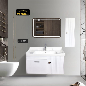 Premium PVC Bathroom Vanity - Sleek & Waterproof for Modern Homes
