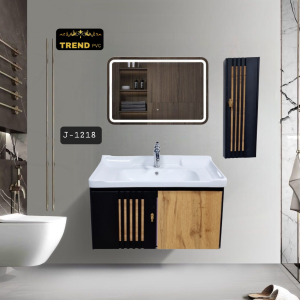 Premium PVC Bathroom Vanity - Sleek & Waterproof for Modern Homes
