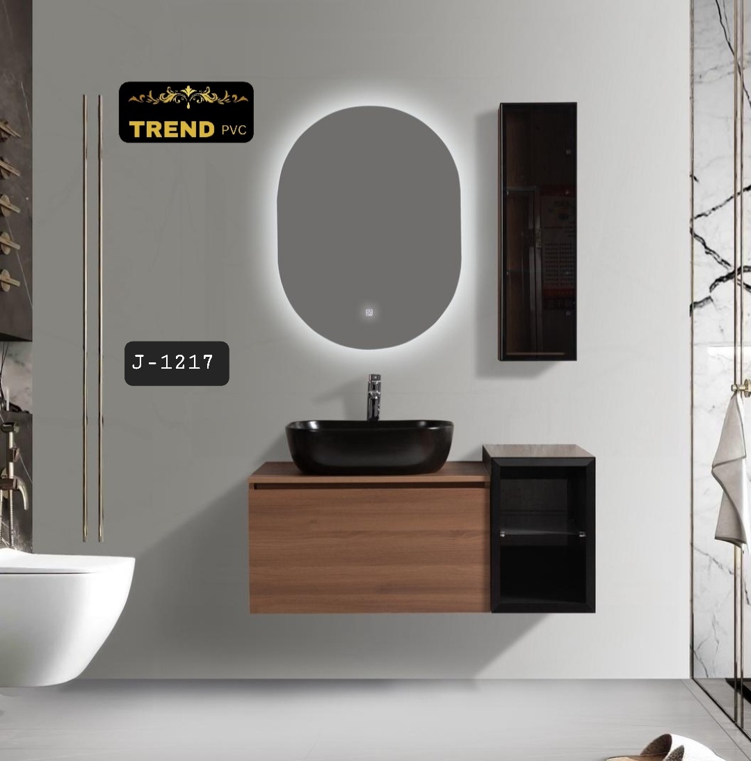 Premium PVC Bathroom Vanity - Sleek & Waterproof for Modern Homes