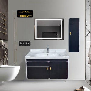 Premium PVC Bathroom Vanity - Sleek & Waterproof for Modern Homes