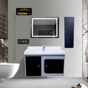Premium PVC Bathroom Vanity - Sleek & Waterproof for Modern Homes