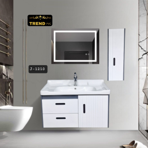 Premium PVC Bathroom Vanity - Sleek & Waterproof for Modern Homes
