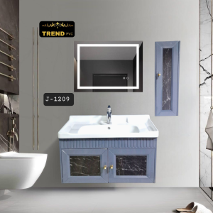 Premium PVC Bathroom Vanity - Sleek & Waterproof for Modern Homes