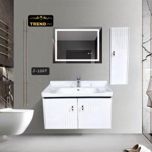 Premium PVC Bathroom Vanity - Sleek & Waterproof for Modern Homes