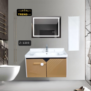 Premium PVC Bathroom Vanity - Sleek & Waterproof for Modern Homes