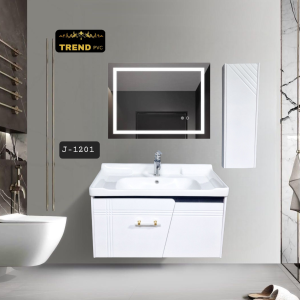 Premium PVC Bathroom Vanity - Sleek & Waterproof for Modern Homes