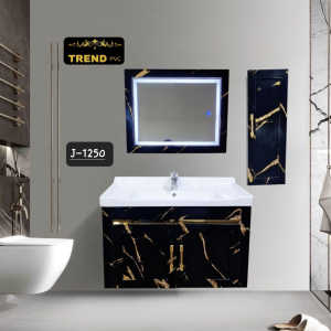 Premium PVC Bathroom Vanity - Sleek & Waterproof for Modern Homes