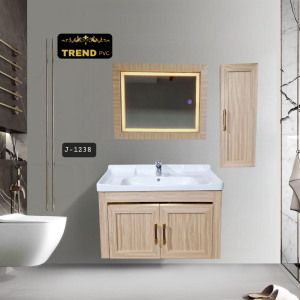Premium PVC Bathroom Vanity - Sleek & Waterproof for Modern Homes