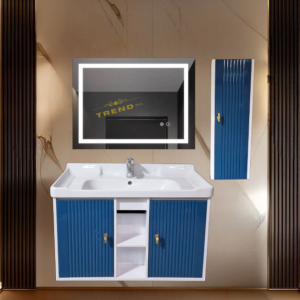 Premium PVC Bathroom Vanity - Sleek & Waterproof for Modern Homes